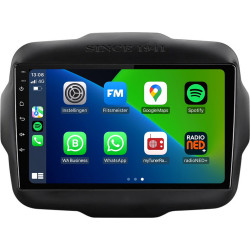 Jeep Renegade 2016-2020 | Apple CarPlay en Android Auto | DSP sound | QLED 9 inch