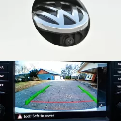 VW Golf 7, 7,5 (facelift) Achteruitrijcamera Flip Embleem | 2013-2021 | incl montage VW Golf 7, 7,5 (facelift) Achteruitrijcamera Flip Embleem | 2013-2021 | incl montage
