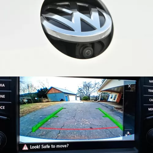 VW Golf 7 Achteruitrijcamera Flip Embleem 2013-2021 inclusief montage